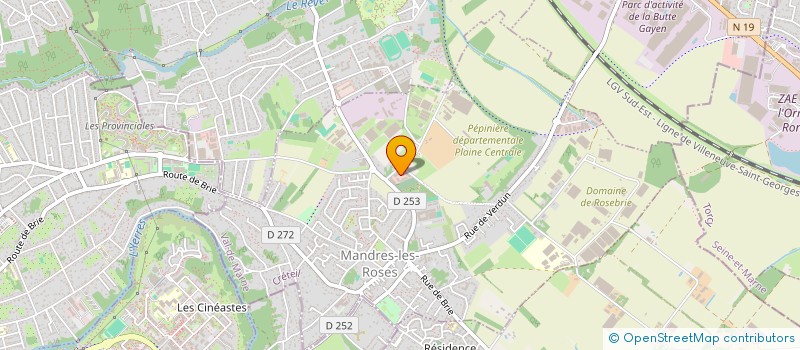 localisation de l'entreprise LES COPAINS  MANDRES-LES-ROSES