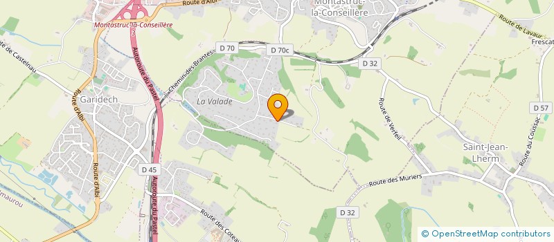 localisation de l'entreprise LES COPAINS A BORD COMPAGNIE THEATRALE  MONTASTRUC-LA-CONSEILLERE