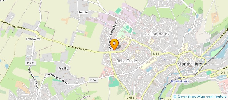 localisation de l'entreprise LES COPAINS, COPINES à MONTIVILLIERS