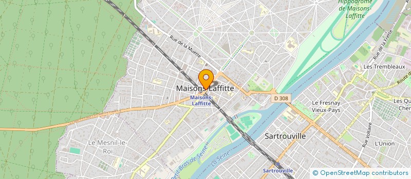 localisation de l'entreprise LES COPAINS-COPINES DE MAISONS-LAFFITTE à MAISONS-LAFFITTE