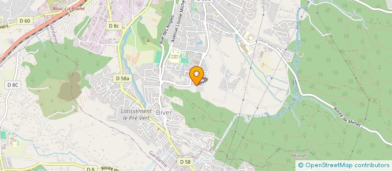 localisation de l'entreprise LES COPAINS D'ABORD 2012  GARDANNE