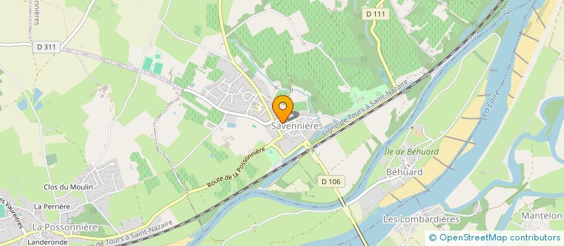 localisation de l'entreprise LES COPAINS D'ABORD  POSSONNIERE (LA)