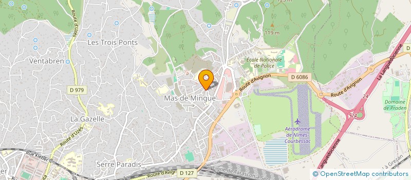 localisation de l'entreprise LES COPAINS D ABORD à NIMES