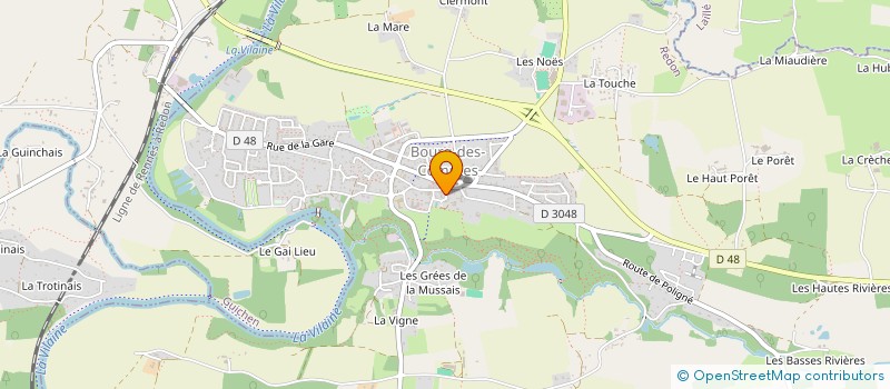 localisation de l'entreprise LES COPAINS D'ABORD  BOURG-DES-COMPTES