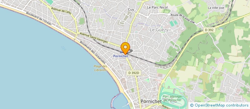 localisation de l'entreprise LES COPAINS D'ABORD  PORNICHET