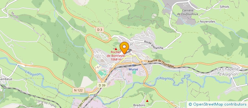 localisation de l'entreprise LES COPAINS D'ABORD à MURAT