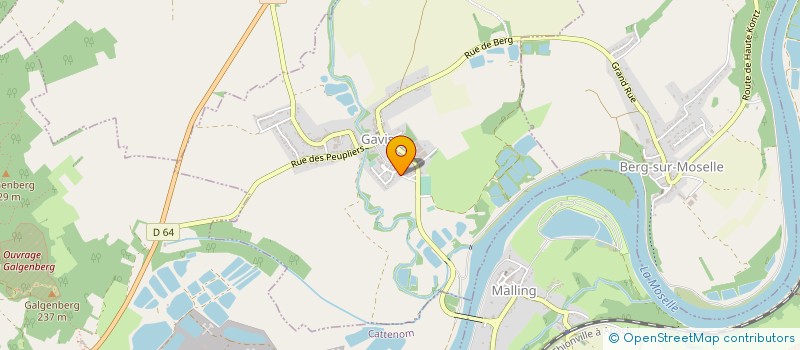 localisation de l'entreprise LES COPAINS D'ABORD  GAVISSE