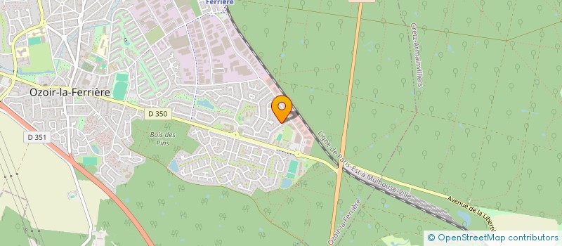 localisation de l'entreprise LES COPAINS D'ABORD  OZOIR-LA-FERRIERE