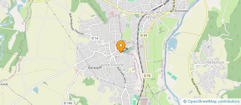 localisation de l'entreprise LES COPAINS D'ABORD  SAINTE-FLORINE