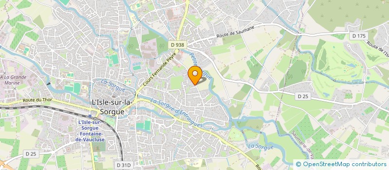 localisation de l'entreprise LES COPAINS D'ABORD à L'ISLE-SUR-LA-SORGUE