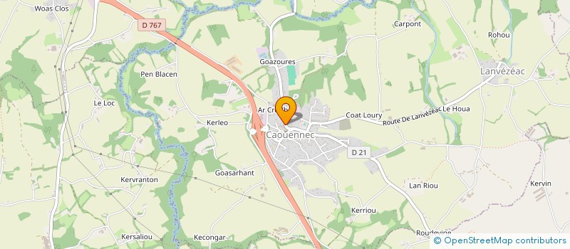 localisation de l'entreprise LES COPAINS D'ABORD  LANMERIN