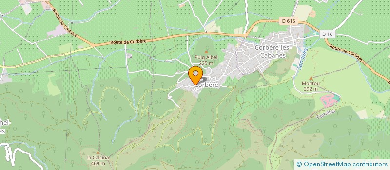 localisation de l'entreprise LES COPAINS D'ABORD  CORBERE