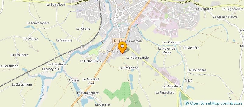 localisation de l'entreprise LES COPAINS D'ABORD DES MAUGES à CHEMILLE-EN-ANJOU