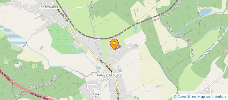 localisation de l'entreprise LES COPAINS D'ACCORDS  LOUPERSHOUSE