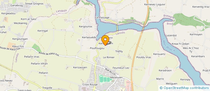 localisation de l'entreprise LES COPAINS D'ACCROPHIL à VELINES