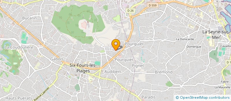localisation de l'entreprise LES COPAINS D'ALBERT à SIX-FOURS-LES-PLAGES