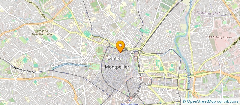 localisation de l'entreprise LES COPAINS D'ALBERT à MONTPELLIER