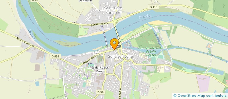 localisation de l'entreprise LES COPAINS D'AVANT à SULLY-SUR-LOIRE