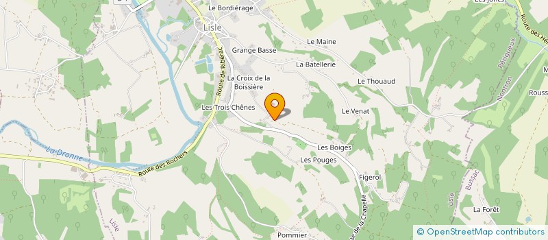 localisation de l'entreprise LES COPAINS D ECOLE  LISLE