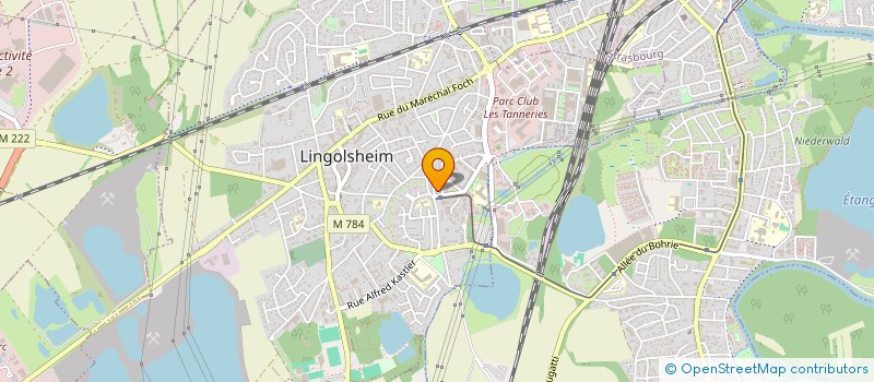 localisation de l'entreprise LES COPAINS D'OTELO à STRASBOURG