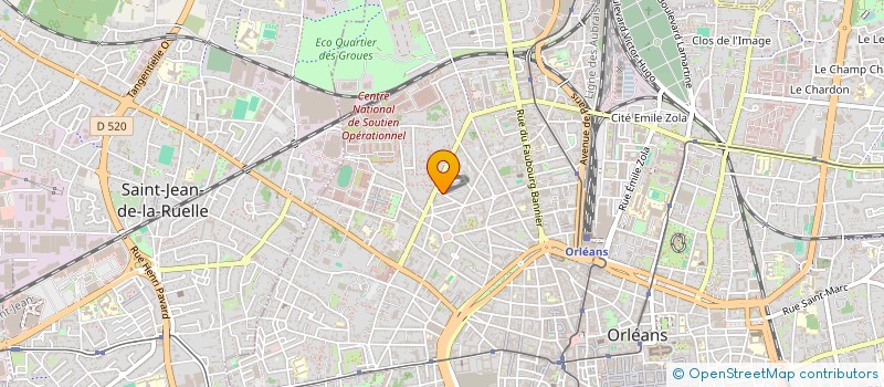 localisation de l'entreprise LES COPAINS D'SABORD à ORLEANS