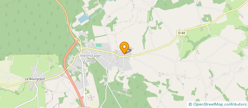 localisation de l'entreprise LES COPAINS DE BOULES  PLUC-L'HERMITAGE