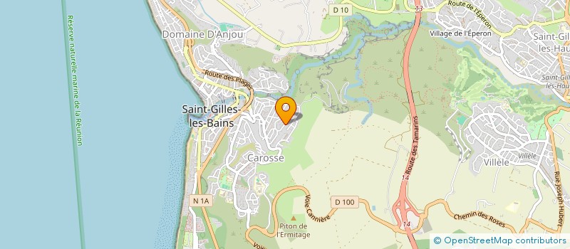 localisation de l'entreprise LES COPAINS DE L'OUEST à SAINT-PAUL