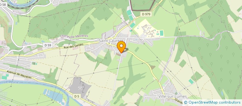 localisation de l'entreprise LES COPAINS DE LA TABLE  SAINT-LAURENT