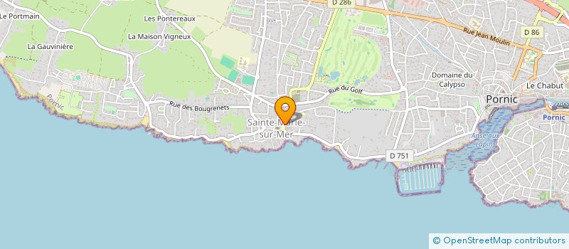 localisation de l'entreprise LES COPAINS DE MICKA  PORNIC