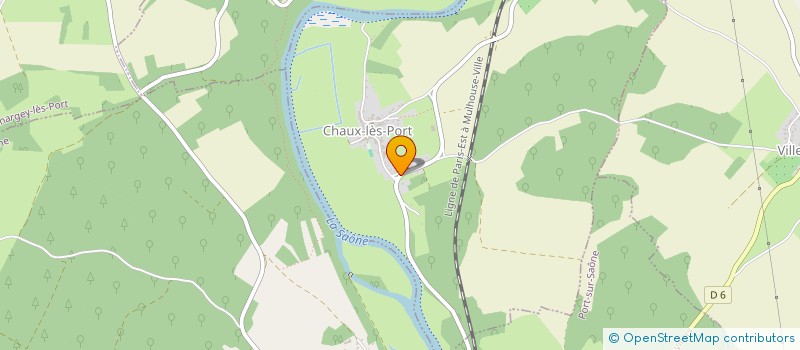 localisation de l'entreprise LES COPAINS DE PORT  CHAUX-LES-PORT