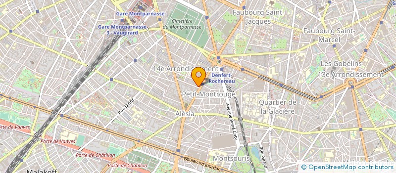 localisation de l'entreprise LES COPAINS DE PP à PARIS