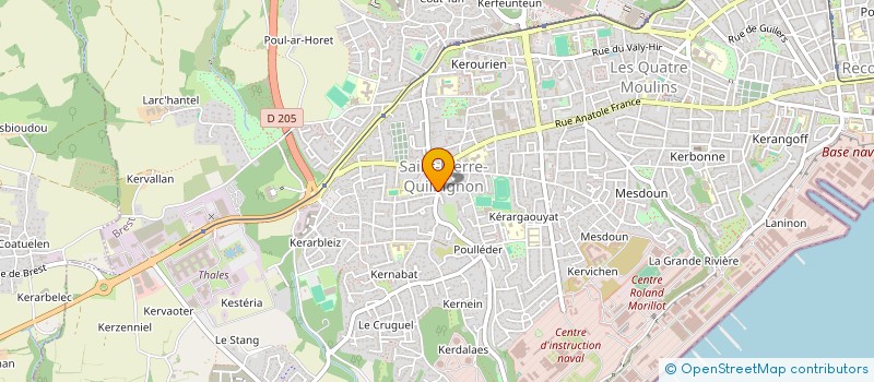 localisation de l'entreprise LES COPAINS DE ROUTE à BREST