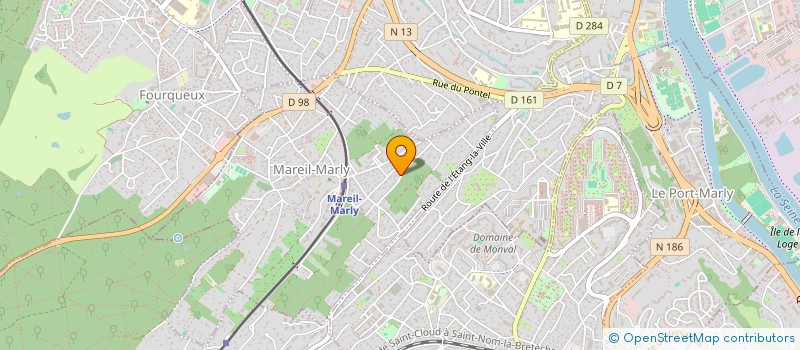 localisation de l'entreprise LES COPAINS DU JARDIN à MAREIL-MARLY