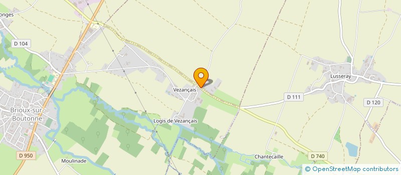 localisation de l'entreprise LES COPAINS DU MELLOIS  MELLE