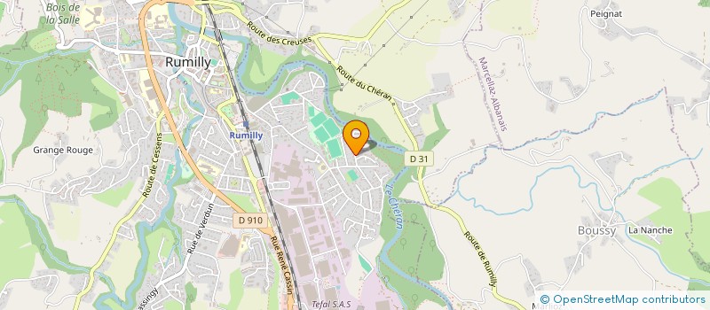 localisation de l'entreprise LES COPAINS DU METE  RUMILLY