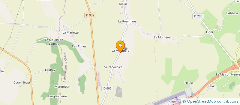 localisation de l'entreprise LES COPAINS DU MUSETTE 717 à SAINT-HILAIRE-LE-CHATEL