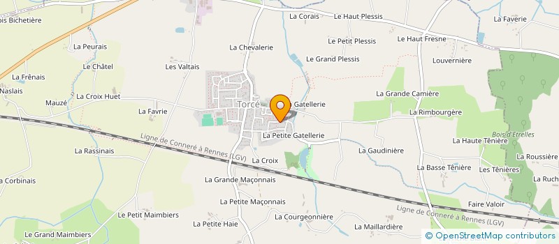 localisation de l'entreprise LES COPAINS ONT DU COEUR  TORCE