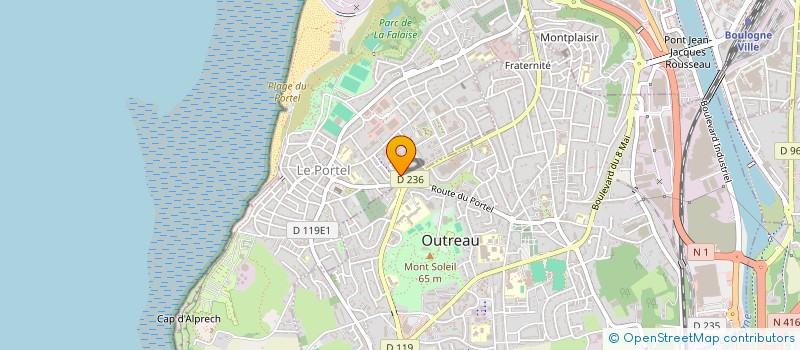 localisation de l'entreprise LES COPAINS PORTELOIS  LE PORTEL