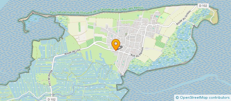 localisation de l'entreprise LES COPAINS RETHAIS  LOIX