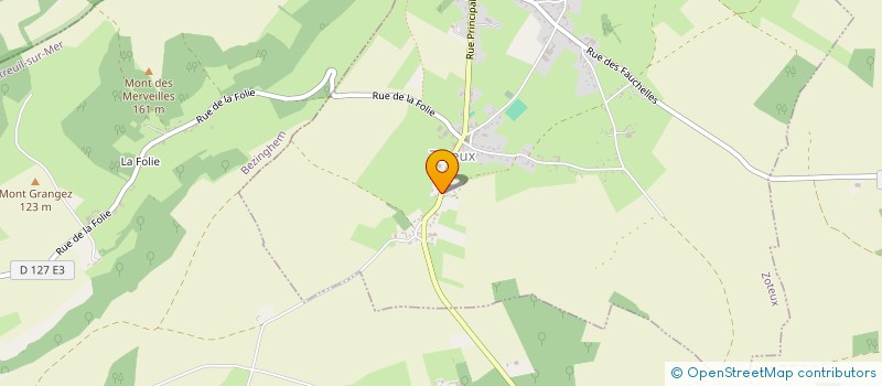 localisation de l'entreprise LES COPEAUX  HUMBERT