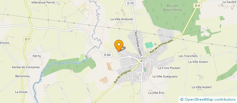 localisation de l'entreprise LES COPEAUX D'ABORD à PLELO