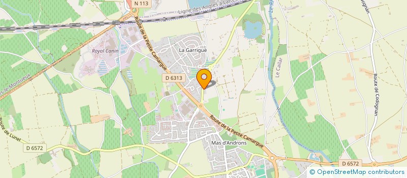 localisation de l'entreprise LES COPEAUX D'ART à AIMARGUES