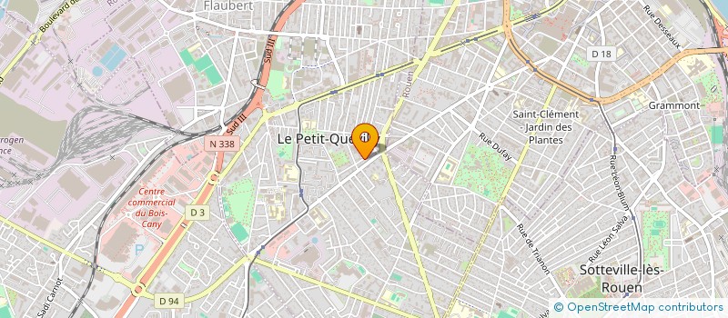 localisation de l'entreprise LES COPEAUX NUMERIQUES  LE PETIT-QUEVILLY