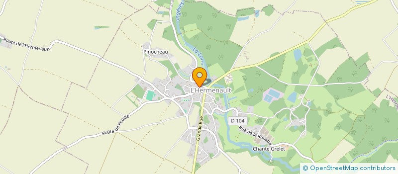 localisation de l'entreprise LES COPEAUX REUNIS  L'HERMENAULT