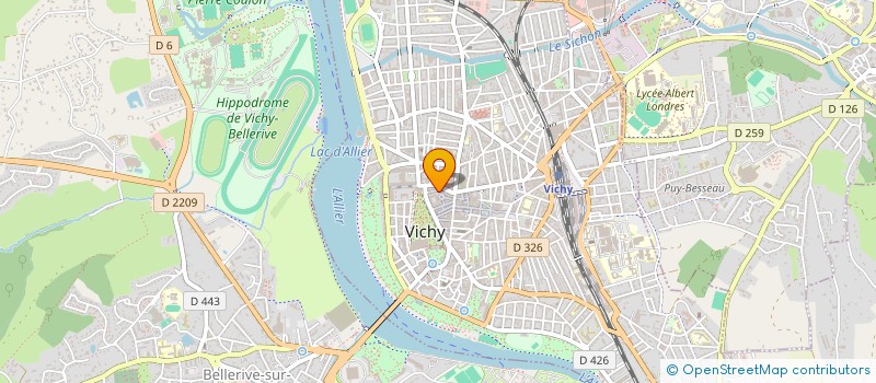localisation de l'entreprise LES COPINES à VICHY