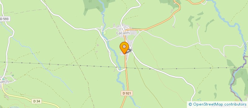 localisation de l'entreprise LES COPINES DE L'AUBRAC à ARGENCES EN AUBRAC