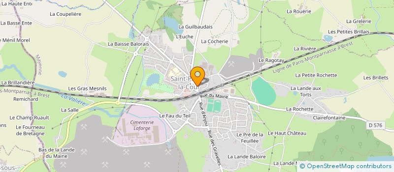 localisation de l'entreprise LES COPINES DE PIERROT & PIERRETTE  SAINT-PIERRE-LA-COUR