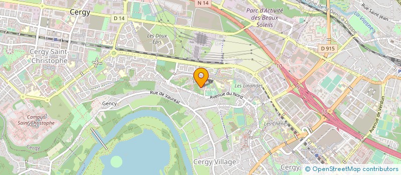 localisation de l'entreprise LES COPINES DENTELIERES  CERGY