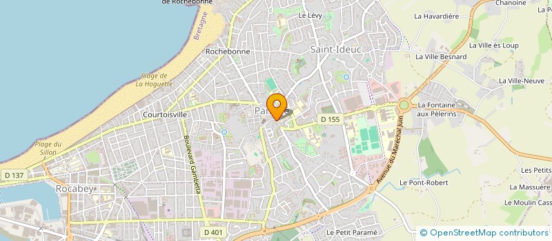 localisation de l'entreprise LES COPINES MALOUINES à SAINT-MALO