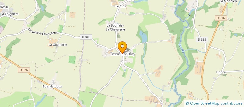 localisation de l'entreprise LES COPPETTES à TESSE-FROULAY